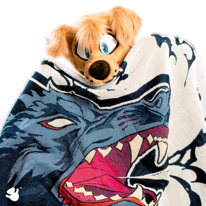 The Hound’s Shroud Woven Blanket - Yipp Yapp